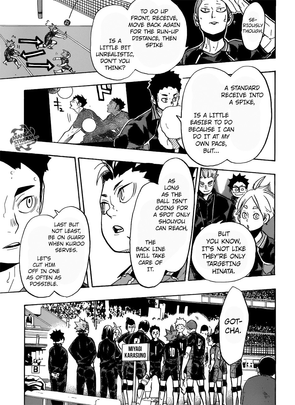 Haikyuu!!, Chapter 305 image 07